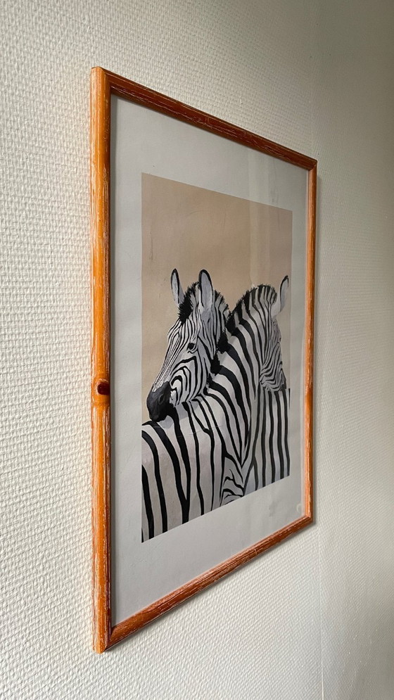 Cuadro antiguo con dos cebras – Pósters, Paper, Plexiglass (photo 11 of 24)