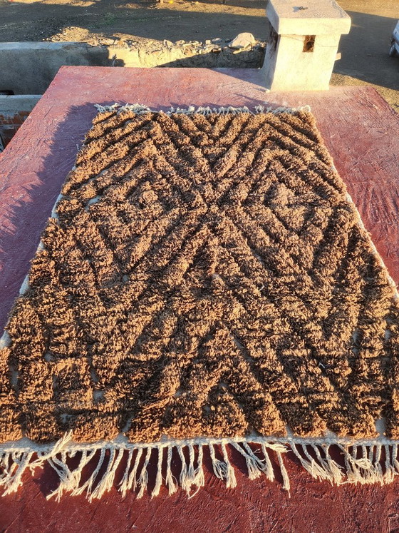 Tappeto marocchino Beni Ouarain 300 × 200 cm – Tappeto berbero in lana fatto a mano – Tappeti, Wool (photo 5 of 10)