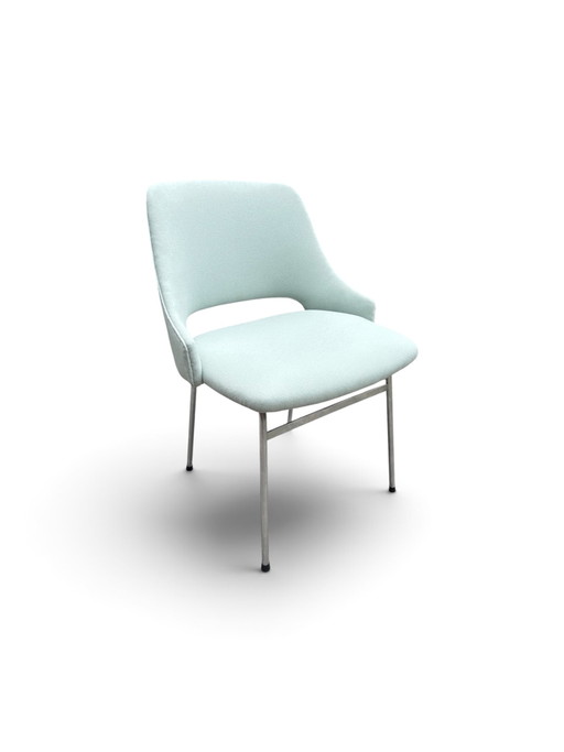 FM32 van Cees Braakman voor Pastoe – eetkamerstoelen, Chrome, Textile
