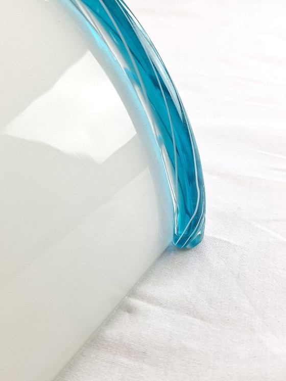 Image 1 of Art Deco handgeblazen Murano glazen wandlamp