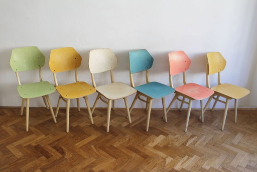 Set of 6 Mid Century Modern Dining Chairs