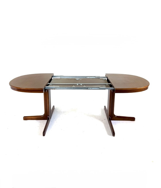 Image 1 of Vintage XL extendable teak dining table, Lübke '60