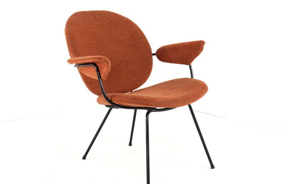 Image 1 of Fauteuil vintage Kembo recouvert de tissu 'Lith'