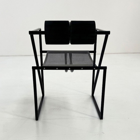 Image 1 of Silla Seconda negra de Mario Botta para Alias, década de 1980.