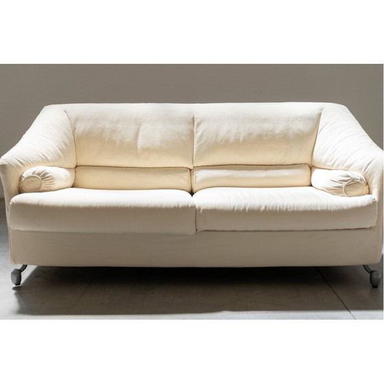 Image 1 of Vintage Molteni white 2-seater sofa