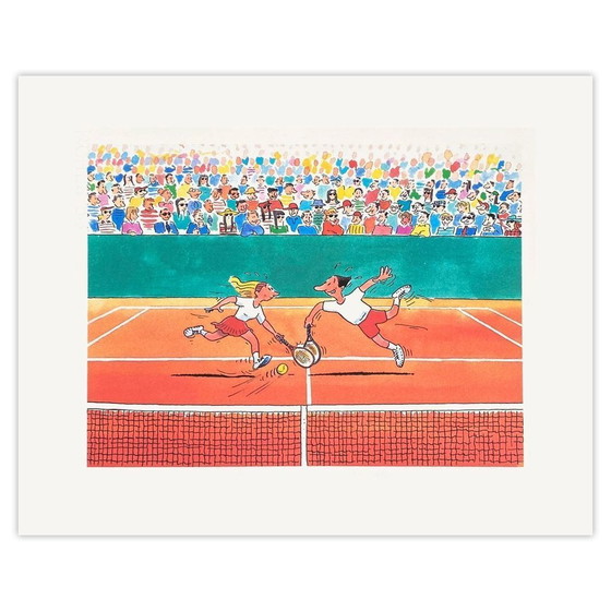 Image 1 of COLLECTIF BD Saint Rambert Tennis Club (Lyon) par Roger Blachon ? screenprint 19