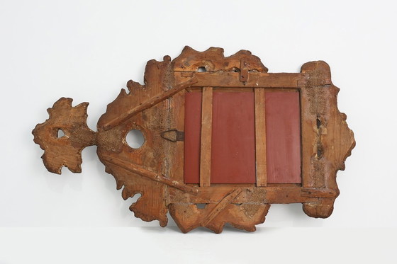 Image 1 of Italian Renaissance–Baroque Carved Wood Mirror, 17th Century