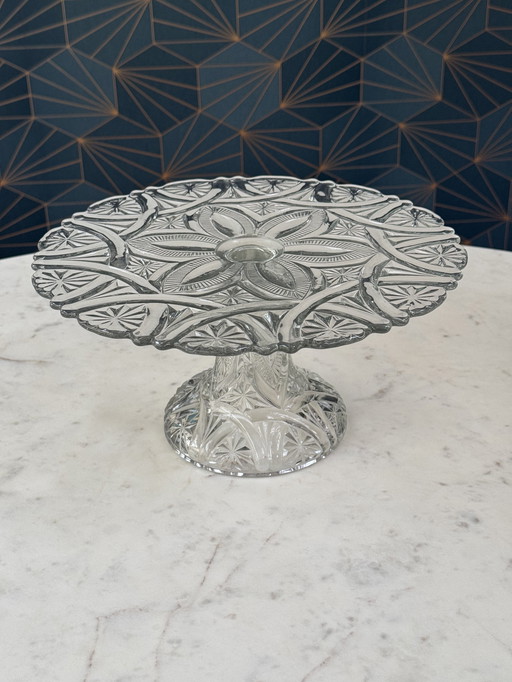 Val Saint Lambert - Cake stand - ‘LUCRÉCE‘ - 1913