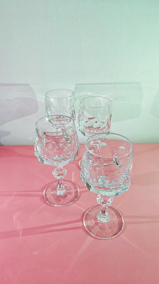 4x vintage wine glass Nachtmann Alexandra - crystal – Glass & Decanter (photo 4 of 5)