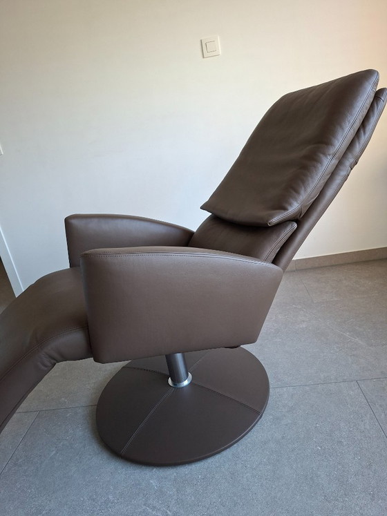 Fauteuil inclinable en cuir Durlet Aston – Design par Anita Schmidt – Fauteuils d'appoint, Leather (photo 2 of 15)