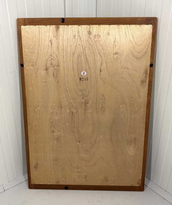 Image 1 of Silkeborg XL teak wall mirror, Denmark