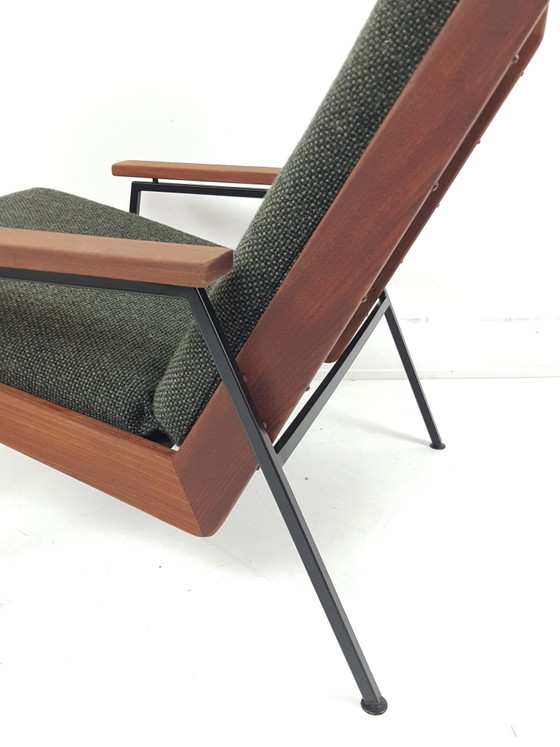 Image 1 of Vintage Rob Parry armchair, De Ploeg wool fabric, green, new