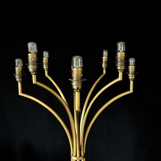 Image 1 of Paire de très grandes lampes candélabre 118 cm