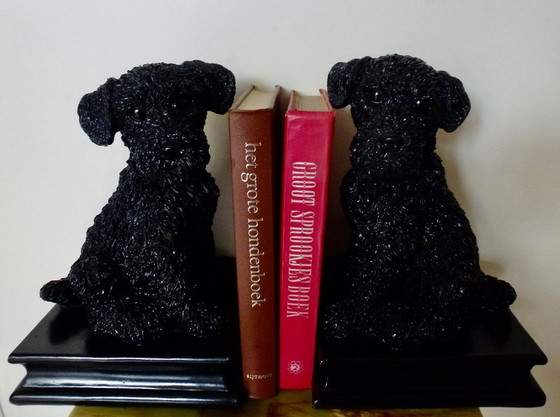 Image 1 of Magnifiques grands serre-livres, en forme de chien, terrier ou caniche.