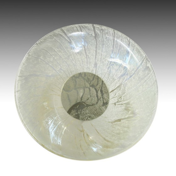 Image 1 of 1970s Luxury handcrafted Green Vase in Murano glass by Maestro del Vetro. Made in Italy