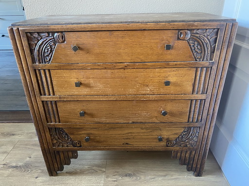 Vintage Art Deco Ladekastje Dressoir