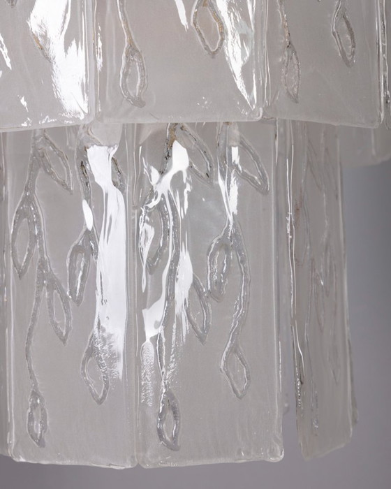 Image 1 of Vintage kroonluchter van Murano-glas uit de jaren 60, Italiaans design.
