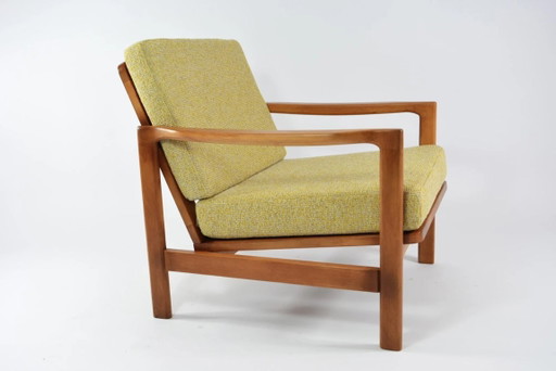 gevlekte gele BZ fauteuil