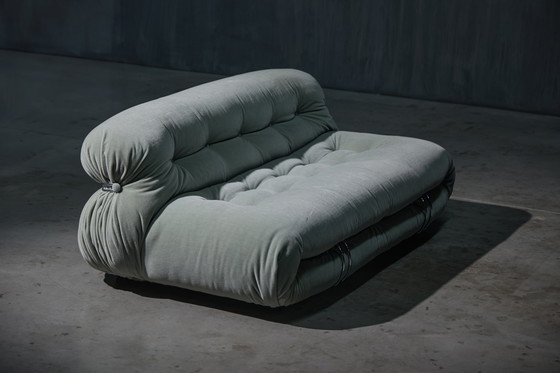 Image 1 of Soriana tweezitsbank van Afra & Tobia Scarpa voor Cassina, Italië, 1970