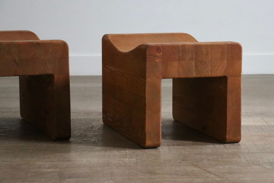 Image 1 of Paar 'Palle' krukjes van K.J. Pettersson & Söner, Zweden 1970