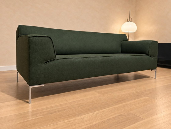 NEW UPHOLSTERED Design on Stock Bloq 2.5-Seater Green, 2 seaters, Other, Metal, Modern (photo 4 of 10)
