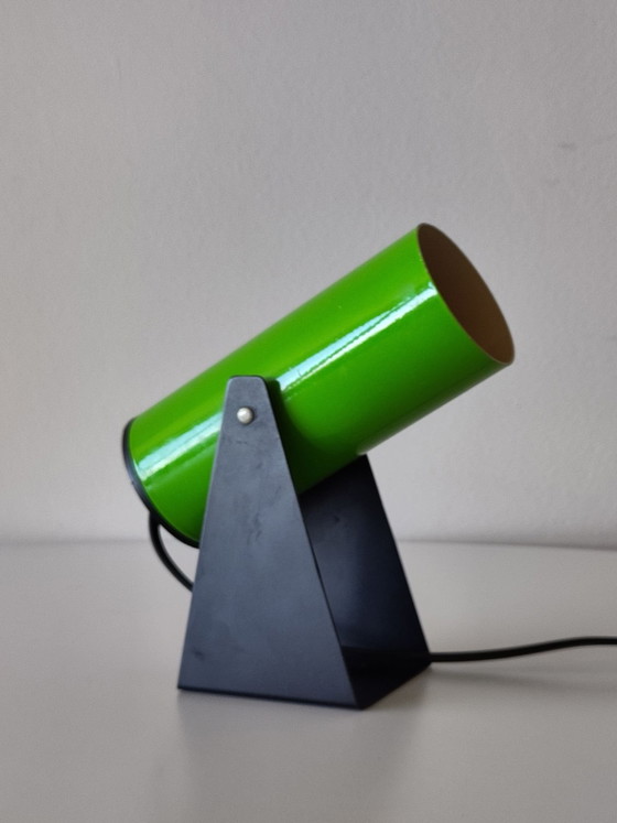 Space Age green lamp, Wall lights, Metal (photo 3 of 11)