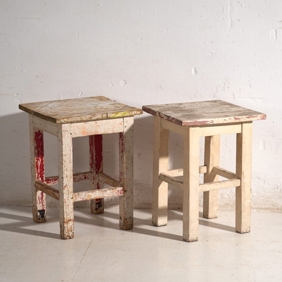 Antique bedside tables in pine wood – Central Europe, circa 1940 #11 – Nightstands, Rustic (photo 4 of 40)