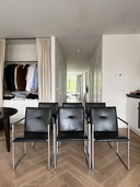 6x Arco design eetkamerstoelen 