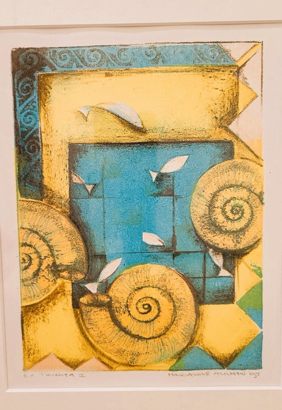 Marianne Aulman - Lithographien & Drucke - Trinita I & Trinita III – Glass, Metal (photo 3 of 9)