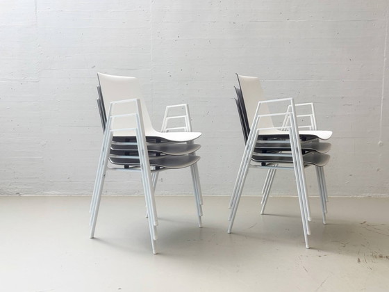 6 sillas Nooi Row (modelo 6602) de Neunzig° para Wiesner-Hager, 2014 – Sillas auxiliares, Plastic, Vintage (photo 11 of 15)