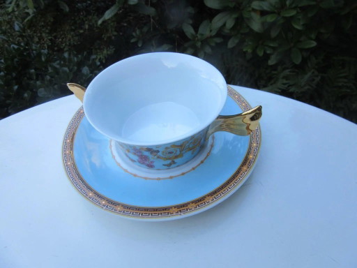 ROSENTHAL VERSACE Le Jardin de Versace - Zuppiera con manici e piattino 