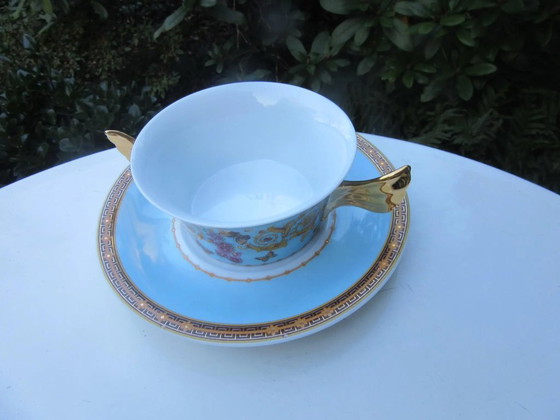Image 1 of ROSENTHAL VERSACE Le Jardin de Versace - Zuppiera con manici e piattino 