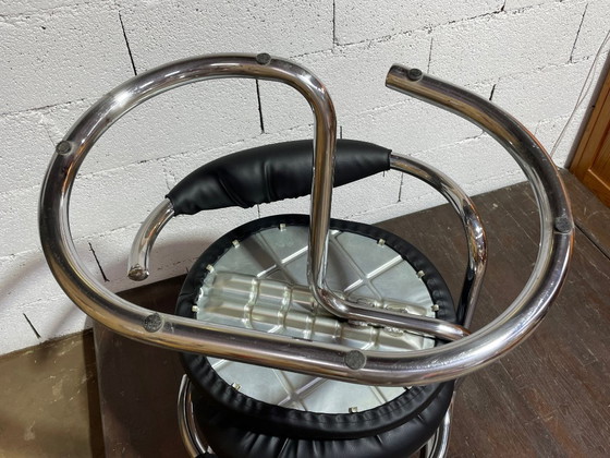 Image 1 of Vintage Cobra-stoelen uit de jaren 70 van Giotto Stoppino