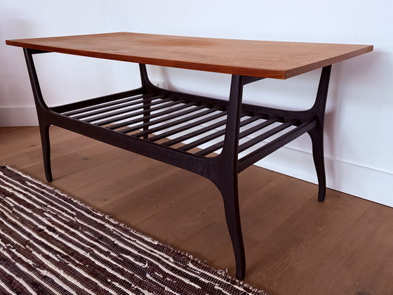 Image 1 of Tavolino da caffè vintage restaurato degli anni '60