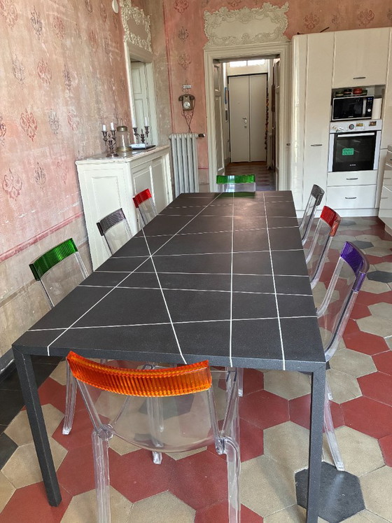 Table MDF Tense modèle Intarsia – MDF Italia, Tables de salle à manger, Aluminium (photo 6 of 6)