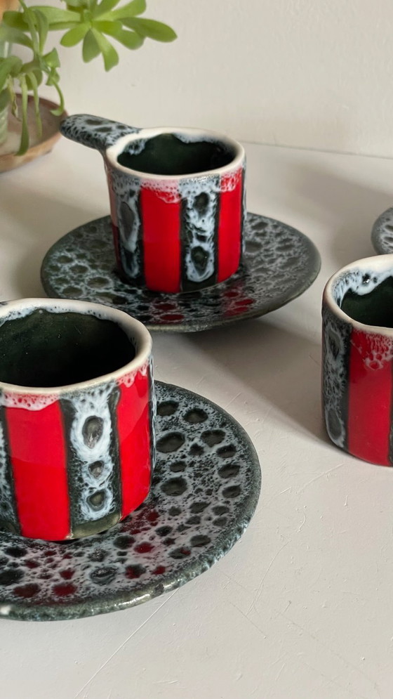 Image 1 of Luc VALLAURIS Kunst Keramische Kopjes