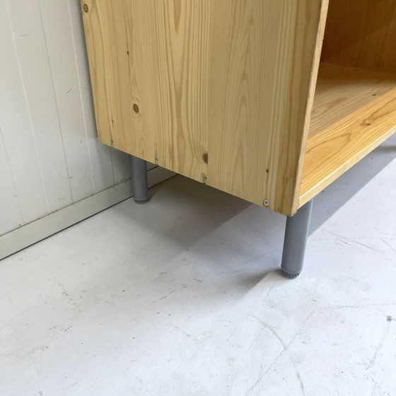 Image 1 of Armadio scolastico vintage Libreria in legno