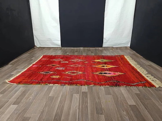 Tapis berbère marocain décoré 250cm x 150cm – Wool (photo 9 of 10)