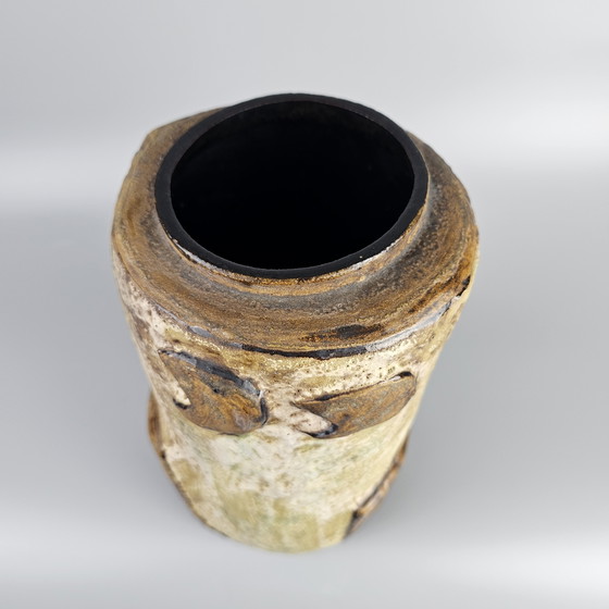 Image 1 of Zeldzame XL Vintage West-Duitse Vaas in de Vorm van een Uil, Gemaakt Door Helmut Schaffenacker. Vormnummer V 38.