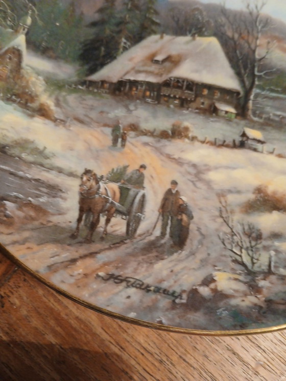 Image 1 of La capilla en el camino, paisajes navideños de 1989