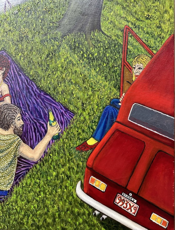 Image 1 of Edward Frederik Verhas (1929 - 2019) - The Last Summer (2012) - Oil on XL Canvas