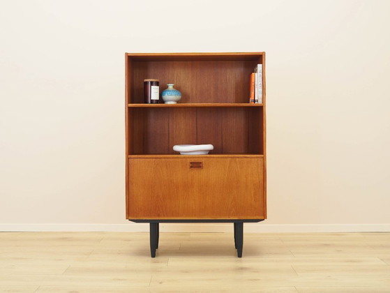 Image 1 of Teakhouten boekenkast, Deens design, jaren 70, gemaakt in Denemarken.