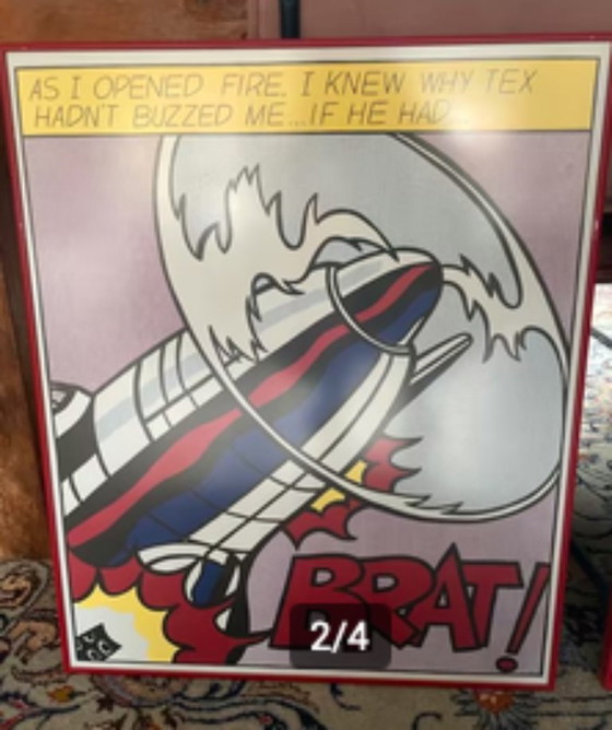 Image 1 of Roy Lichtenstein bratatatatata en 3 parties