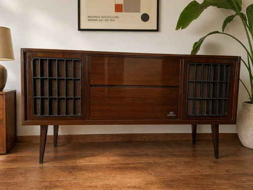Vintage Grundig Bergamo 5 radio cabinet – stereo cabinet (mid-century design)