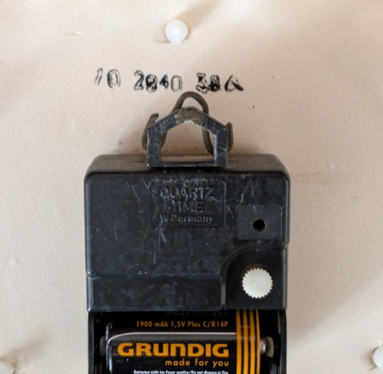Retro-Keramik-Küchenwanduhr aus den 1970er Jahren – Uhren, Ceramic (photo 4 of 7)