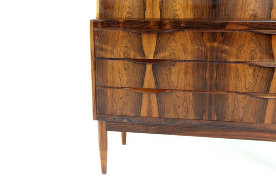 Image 1 of Erling Torvits voor Klim møbelfabrik vintage palissander secretaire bureau Deens