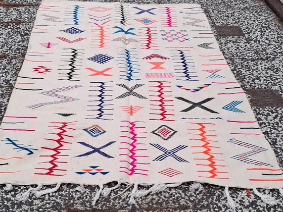 Image 1 of Handgeknoopt Berber kleed wol 233x138cm