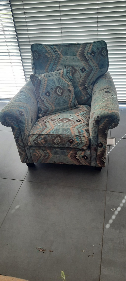 2x Hand made in England armchairs