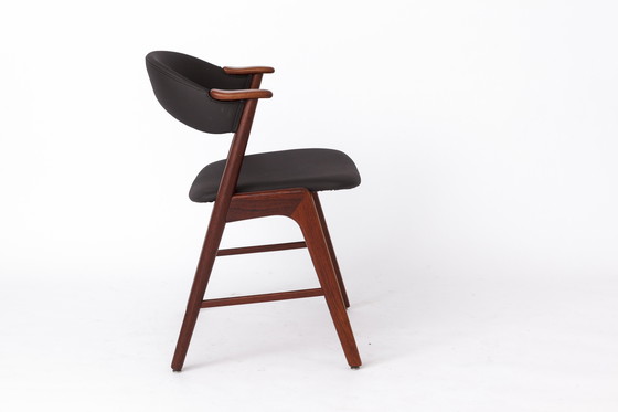 Image 1 of Ensemble de 6 chaises de salle à manger danoises en teck par Korup Stolefabrik - 1960s Mid-Century Modern Design