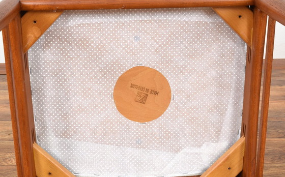 Image 1 of Deense teakhouten eetkamerstoelen van Henning Kjærnulf voor Korup Stolefabrik, jaren 60, set van 2